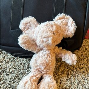 Jellycat Squiggles the Mouse Pale Pink